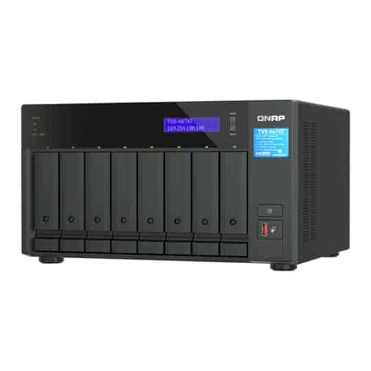 QNAP 8 Bay TVS-h874T i7 Desktop NAS Enclosure